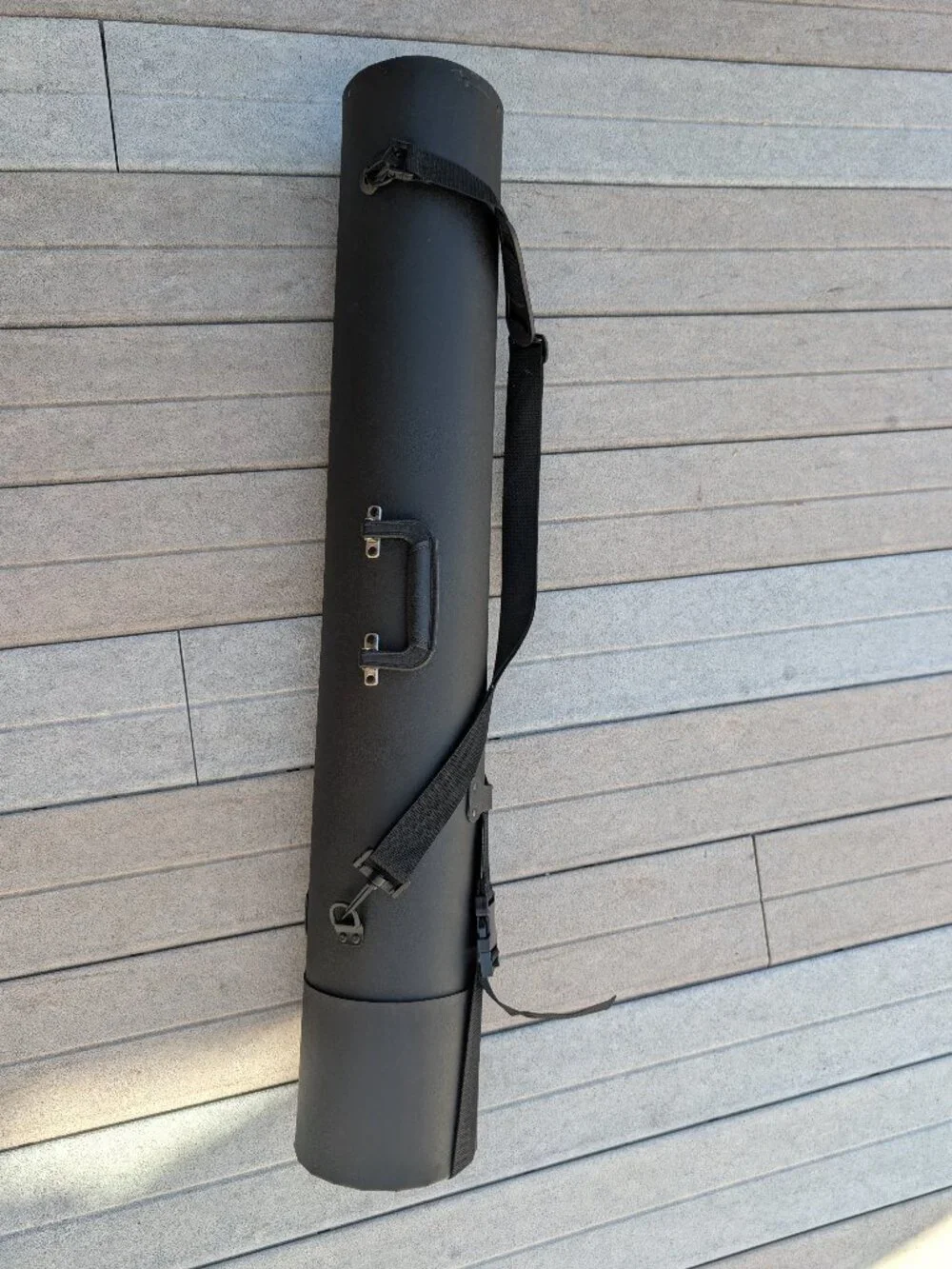 Jumbo 39” x 6.25” Heavy Duty Art Poster Carrying Tube Case | Telescoping Strap